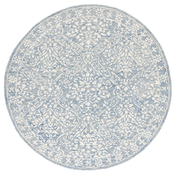 Lauren Ralph Lauren Etienne Hand Tufted, Wool, Navy / Ivory Area Rug